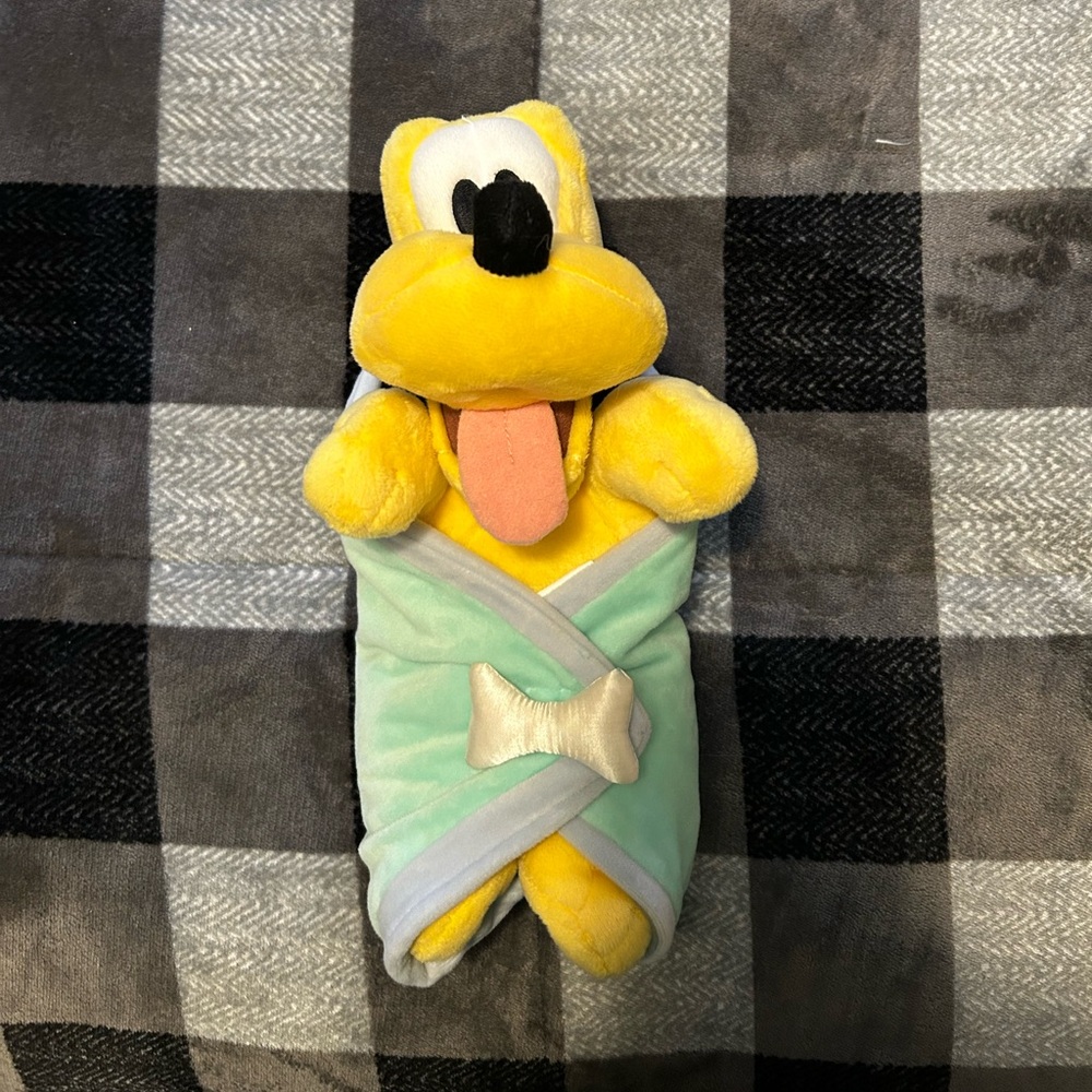 Baby Pluto stuff Toy with Blanket